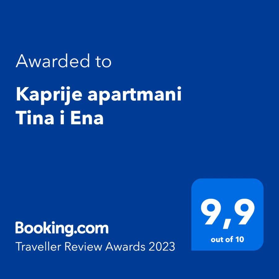 Kaprije Apartmani Tina I Ena Kültér fotó